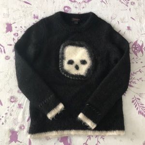 Coach Mohair Skull Sweater